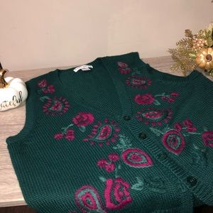 Alfred Dunner Warm colorful vest